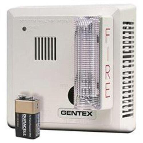 DESCRIPTION: (1) PHOTOELECTRIC SMOKE ALARM BRAND/MODEL: GENTEX/7139CS-W INFORMATION: 90 DBA/WHITE RETAIL$: 144.75 SIZE: 5.9"L X 5.9"W X 5.1"H QTY: 1
