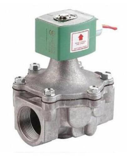 DESCRIPTION: (1) FUEL GAS SOLENOID VALVE BRAND/MODEL: REDHAT/8215G070-24/DC INFORMATION: 2-WAY/2-POSITIONS RETAIL$: 438.64 SIZE: 5"L X 5-13/32"W X 6-3