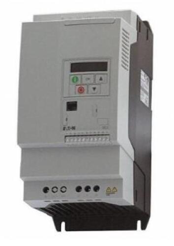 DESCRIPTION: (1) VARIABLE FREQUENCY DRIVE BRAND/MODEL: EATON/DC1-12015NB-A20CE1 INFORMATION: MAX OUTPUT POWER: 5HP/DISPLAYS: 7 DIGIT RETAIL$: 634.38 S