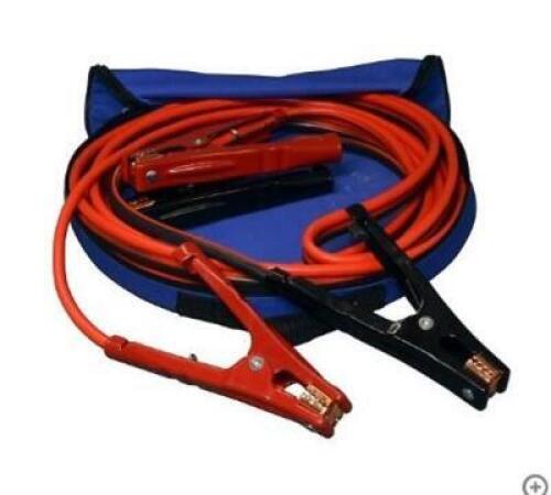 DESCRIPTION: (1) JUMPER CABLES BRAND/MODEL: ALL-START/563 INFORMATION: BLUE CASE/6-GAUGE WIRE RETAIL$: 26.99 SIZE: 20' QTY: 1