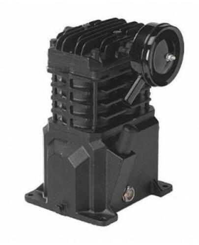 DESCRIPTION: (1) AIR COMPRESSOR PUMP BRAND/MODEL: SPEEDAIRE/2WGX6 INFORMATION: BLACK/HP: 2/1-STAGE RETAIL$: 423.15 SIZE: 11.25"H X 7"W X 10.25"D QTY: