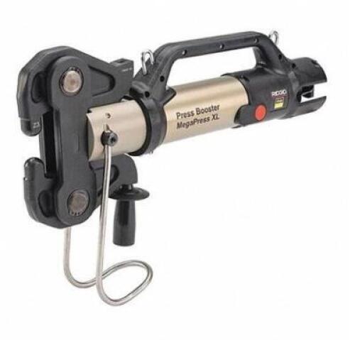 DESCRIPTION: (1) MEGAPRESS BOOSTER BRAND/MODEL: RIDGID/60658 INFORMATION: MISSING CLAMPS/XLC/FOR USE WITH: MFR # 320-E RETAIL$: 3,508.65 SIZE: 20"L X