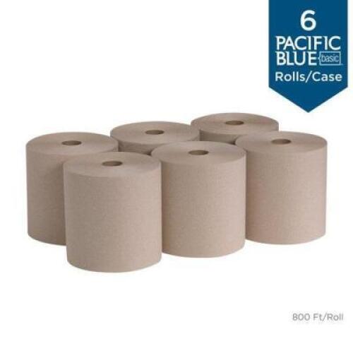 DESCRIPTION: (1) PACK OF (6) PAPER TOWEL ROLL BRAND/MODEL: GEORGIA-PACIFIC/26601 INFORMATION: BROWN/HARDWOUND RETAIL$: 87.96 PER PK OF 6 SIZE: 7.8" X