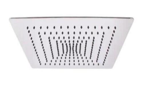 DESCRIPTION: (1) RAIN SHOWER BRAND/MODEL: SPEAKMAN/S-2764-E175 INFORMATION: POLISHED CHROME/1.75 GPM RETAIL$: 357.5 SIZE: 14.93"L X 14.94"W QTY: 1