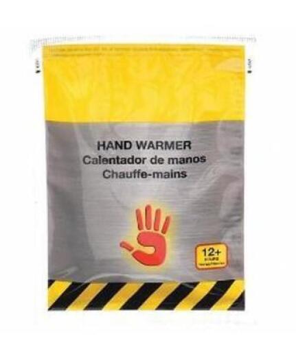 DESCRIPTION: (2) PACKS OF (50) HAND WARMERS BRAND/MODEL: CONDOR/32HD77 INFORMATION: AVERAGE TEMP: 109F/HEATING TIME: UP TO 8 HRS RETAIL$: 63.40 PER PK