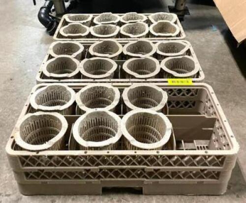 (3) UTENSIL DISH RACKS