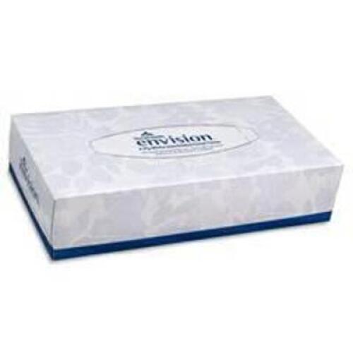 DESCRIPTION: (1) BOX OF (30) INTERFOLDED FACIAL TISSUE BRAND/MODEL: ENVISION/47410 INFORMATION: 100-COUNT PER PK/WHITE/2-PLY RETAIL$: 50.42 PER PK OF
