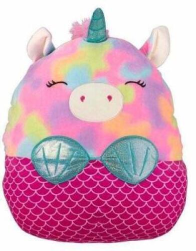 DESCRIPTION: (1) UMA THE UNICORN MERMAID PILLOW BRAND/MODEL: SQUISHMALLOWS/SQ21-020-UM INFORMATION: PINK/SUPER SOFT RETAIL$: 39.99 SIZE: 20" QTY: 1