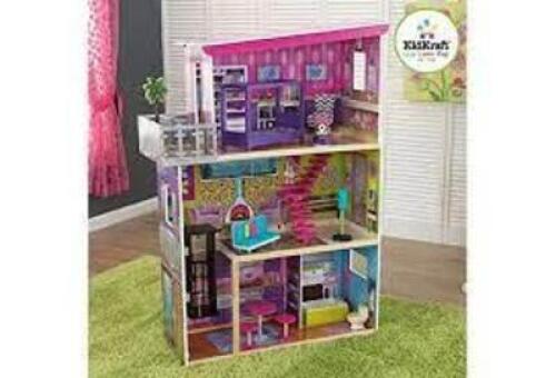 DESCRIPTION: (1) SUPER MODEL DOLLHOUSE WITH FURNITURE BRAND/MODEL: KIDKRAFT #65849 RETAIL$: $150.00 QTY: 1
