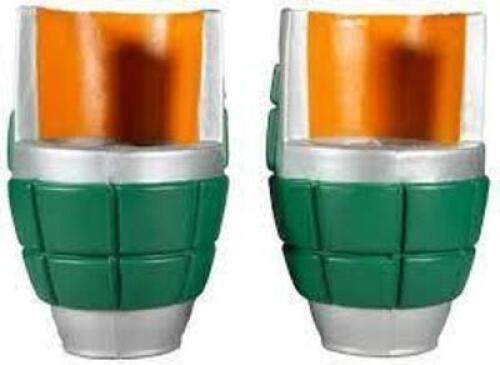 DESCRIPTION: (1) ACADEMIA KATSUKI BAKUGOU GRENADIER ROLEPLACE BRACERS INFORMATION: MCFARLANE TOYS #MF90114 RETAIL$: $20.00 QTY: 1