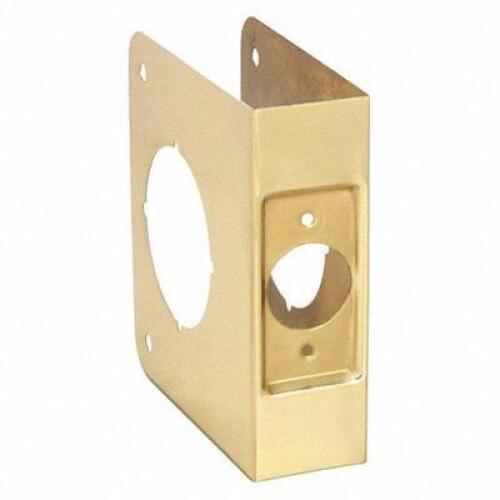 DESCRIPTION: (2) BOXES OF (5) DOOR REINFORCER BRAND/MODEL: GRAINGER #1HEZ4 INFORMATION: BRASS RETAIL$: $50.00 EA SIZE: 1-3/8 IN DOOR THICKNESS BACKSET