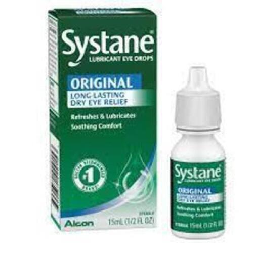 DESCRIPTION: (1) CASE OF (24) EYE DROPS BRAND/MODEL: SYSTANE LUBRICANT RETAIL$: $13.00 PER PACKAGE OF 15 ML DROPS SIZE: 15 ML QTY: 1