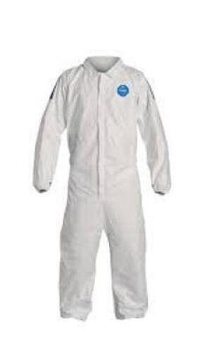 DESCRIPTION: (24) COVERALL WITH ELASTIC WRIST AND ANKLE BRAND/MODEL: KOOLGUARD #107-KG RETAIL$: $10.98 EA SIZE: SIZE 5XL QTY: 24