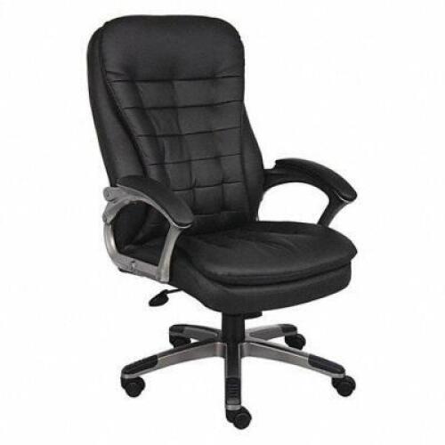 DESCRIPTION: (1) EXECUTIVE CHAIR BRAND/MODEL: GRAINGER #452R18A INFORMATION: BLACK RETAIL$: $300.00 EA SIZE: 275 LB CAP QTY: 1