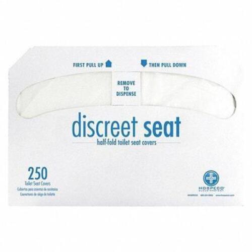 DESCRIPTION: (1) CASE OF (20) BOXES OF (250) TOILET SEAT COVERS BRAND/MODEL: HOSPECO #20LE14 RETAIL$: $67.08 EA QTY: 1