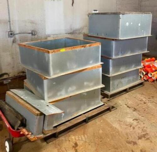 (7) - 38.5" SKYLIGHT FRAMES
