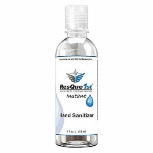 DESCRIPTION: (6) HAND SANITIZER BRAND/MODEL: RESQUE 1ST #60EG20 RETAIL$: $5.37 EA SIZE: 4 OZ QTY: 6