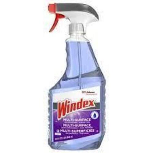 DESCRIPTION: (6) MULTI SURFACE CLEANER BRAND/MODEL: WINDEX RETAIL$: $8.57 EA SIZE: 32 FL OZ QTY: 6