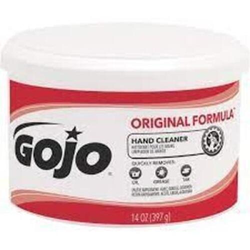 DESCRIPTION: (2) HAND CLEANER BRAND/MODEL: GOJO ORIGINAL FORMULA RETAIL$: $5.00 EA SIZE: 14 OZ QTY: 2