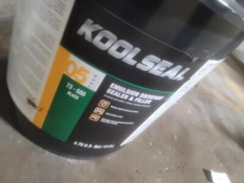 DESCRIPTION: (1) EMULSION DRIVEWAY SEALER AND FILLER BRAND/MODEL: KOOL SEAL #73-600 INFORMATION: BLACK RETAIL$: $200.00 EA SIZE: 5 GALLON QTY: 1
