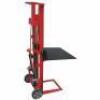 (1) MANUAL PLATFORM LIFT TRUCK/STACKER