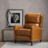 BEECHER 28.75'' WIDE GENUINE LEATHER MANUAL CLUB RECLINER - 8