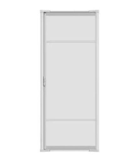 36 IN. X 81 IN. BRISA WHITE STANDARD RETRACTABLE SCREEN DOOR