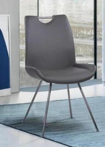 (2) - PORSTON METAL SIDE CHAIRS