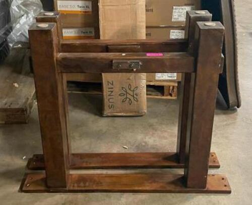 (2) - HEAVY DUTY TABLE BASES
