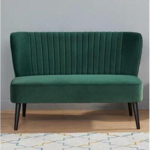 CUMBRIA 53'' VELVET ARMLESS LOVESEAT