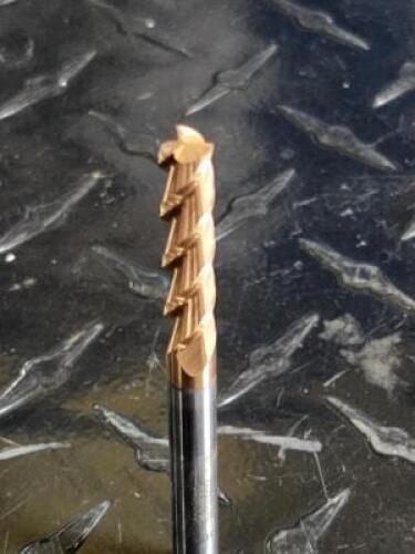 DESCRIPTION: (1) SOLID CARBIDE SQ END MILL BRAND/MODEL: ACCUPRO 09798562 RETAIL$: $26.66 EA SIZE: 1/4" DIA 1-1/8" LOC QTY: 1