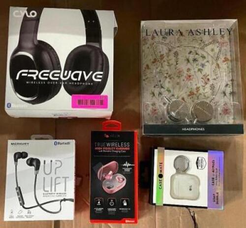 (5) - PC. ELECTRONICS / HEADPHONES SET