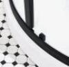 BREEZE 34 IN. X 34 IN. X 76 IN. CORNER SHOWER KIT WITH SLIDING FRAMED SHOWER DOOR IN BLACK AND SHOWER PAN - 8