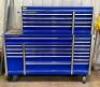 DESCRIPTION: 26-DRAWER OPEN-TOP TOOL BOX COMBO SET ON CASTERS WITH ALL CONTENTS OF TOOLS PICTURED BRAND/MODEL: US GENERAL INFORMATION: SEE PHOTOS FOR