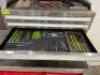 DESCRIPTION: 6-DRAWER OPEN-TOP TOOL BOX WITH ALL CONTENTS OF TOOLS INCLUDED WITH HANDLES BRAND/MODEL: HUSKY INFORMATION: SEE PHOTOS FOR MORE DETAIL ON - 6
