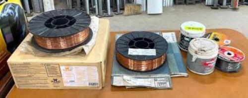 DESCRIPTION: ASSORTED WELDING WIRE AS SHOWN QTY: 1
