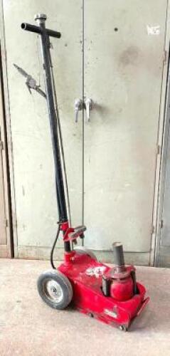 DESCRIPTION: 22-TON AIR/HYDRAULIC FLOOR JACK QTY: 1