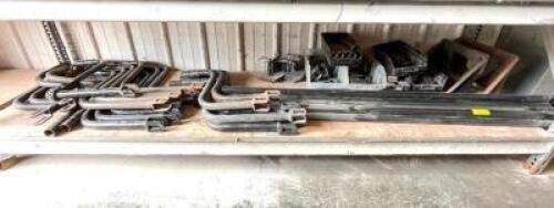 DESCRIPTION: ASSORTED ADJUSTABLE LEG BRACES AND CRANK HANDLES AS SHOWN QTY: 1