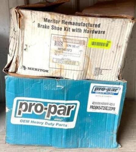 DESCRIPTION: (2) ASSORTED BRAKE SHOE KITS AS SHOWN QTY: 2