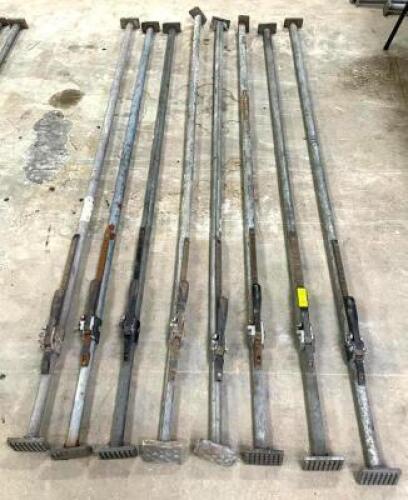 DESCRIPTION: (8) RATCHETING CARGO BARS QTY: 8