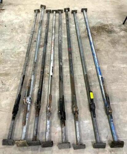 DESCRIPTION: (8) RATCHETING CARGO BARS QTY: 8