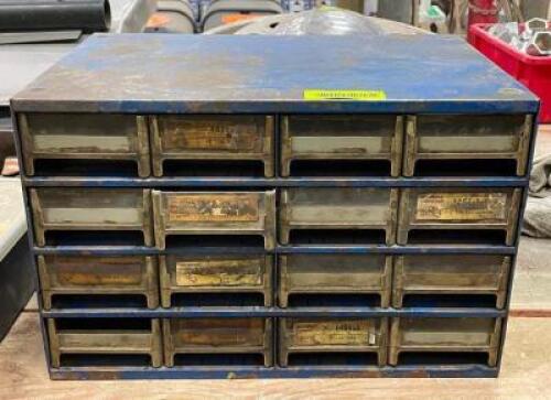 DESCRIPTION: 16 SECTION ORGANIZER - EMPTY LOCATION: WOOD TABLE / TIRE RACK AREA THIS LOT IS: ONE MONEY QTY: 1