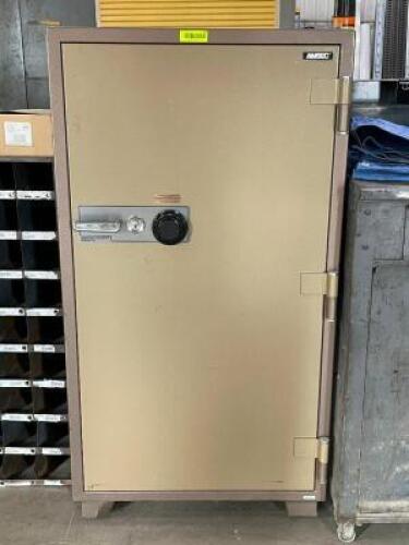 DESCRIPTION: 55" MECHANICAL SAFE ADDITIONAL INFORMATION: LOCK NEEDS REPAIR / NOT IN WORKING CONDITION. LOCATION: DOCK DOOR AREA THIS LOT IS: ONE MONEY