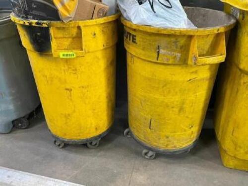 DESCRIPTION: (2) - ROLLING WASTE BINS LOCATION: DOCK DOOR AREA THIS LOT IS: SOLD BY THE PIECE QTY: 2