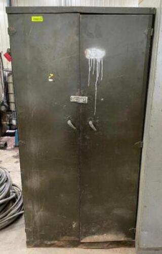 DESCRIPTION: 72" SHOP STORAGE CABINET SIZE: 72" X 36" X 18" LOCATION: DOCK DOOR AREA THIS LOT IS: ONE MONEY QTY: 1