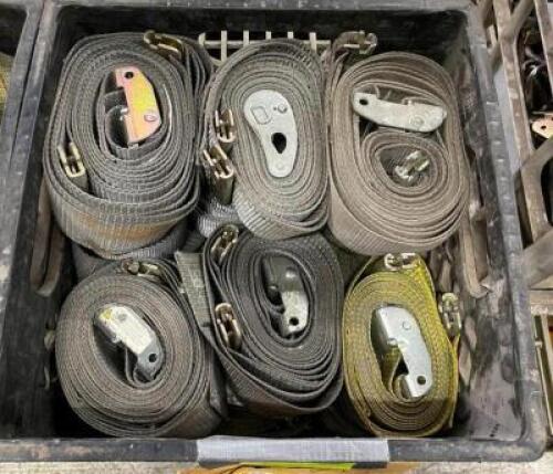 DESCRIPTION: BOX OF (20) TRAILER TENSION STRAPS QTY: 20