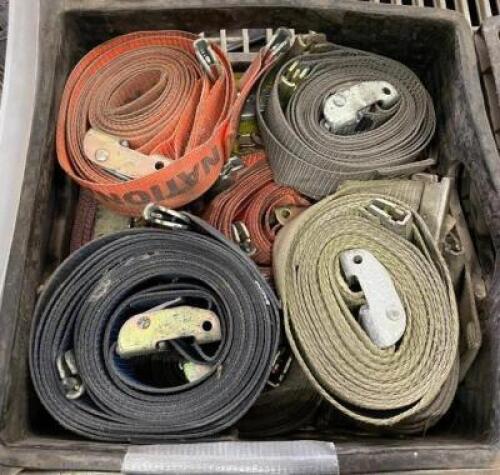DESCRIPTION: BOX OF (20) TRAILER TENSION STRAPS QTY: 20