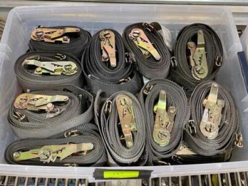 DESCRIPTION: BOX OF (40) TRAILER TENSION STRAPS QTY: 40