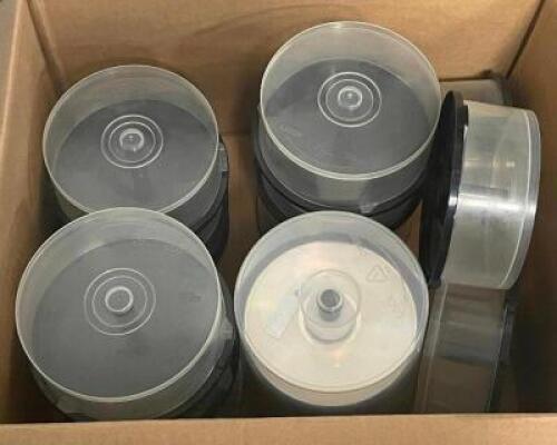 DESCRIPTION: LARGE BOX OF ASSORTED BLANK DISKS ADDITIONAL INFORMATION: SOLD AS SET. THIS LOT IS: ONE MONEY QTY: 1