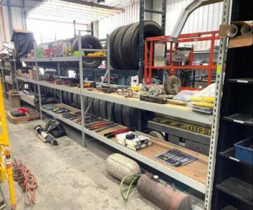 DESCRIPTION: (3) SECTIONS OF 8' X 2' X 7' INDUSTRIAL PALLET RACKING INFORMATION: INCLUDES: (4) UPRIGHTS & (16) CROSSBEAMS QTY: 3
